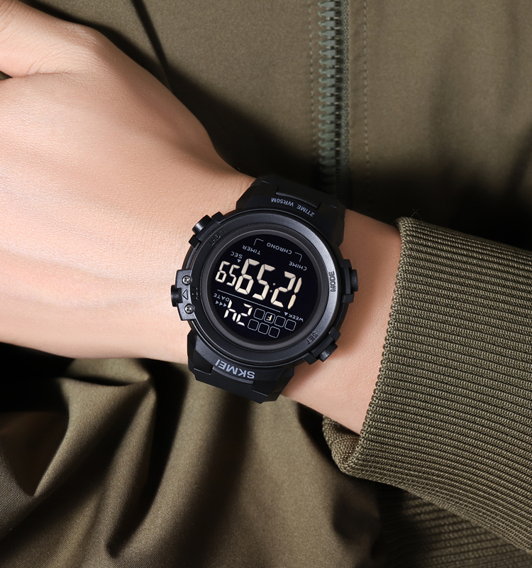 SKMEI 2260 Chronograph Sport Model Premium Wristwatch for Men Luxury Alarm Digital Clock Relegio Masculino