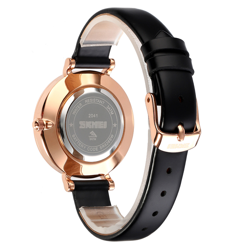 Skmei 2041 leather Quartz Watch Hand Wrist