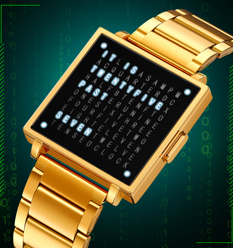 OEM custom top brand SKMEI factory 2388 premium LED stainless steel digital wrist watches